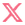 X-Social-Symbol im Footer auf der Startseite