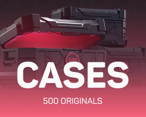 Cases in 500 Originals auf der Startseite