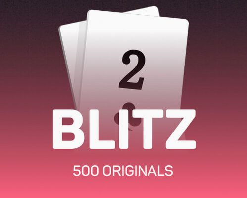 Blitz in 500 Originals auf der Startseite