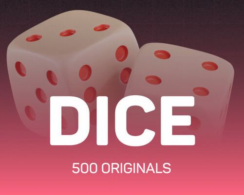 Dice in 500 Originals auf der Startseite