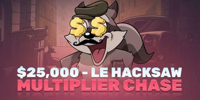 Le Hacksaw Multiplier Chase auf der Aktionsseite